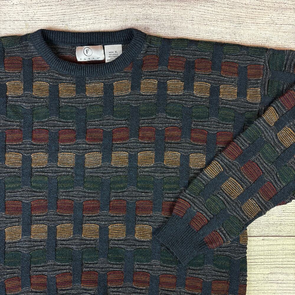 Vintage Farah Multicolor Striped Sweater